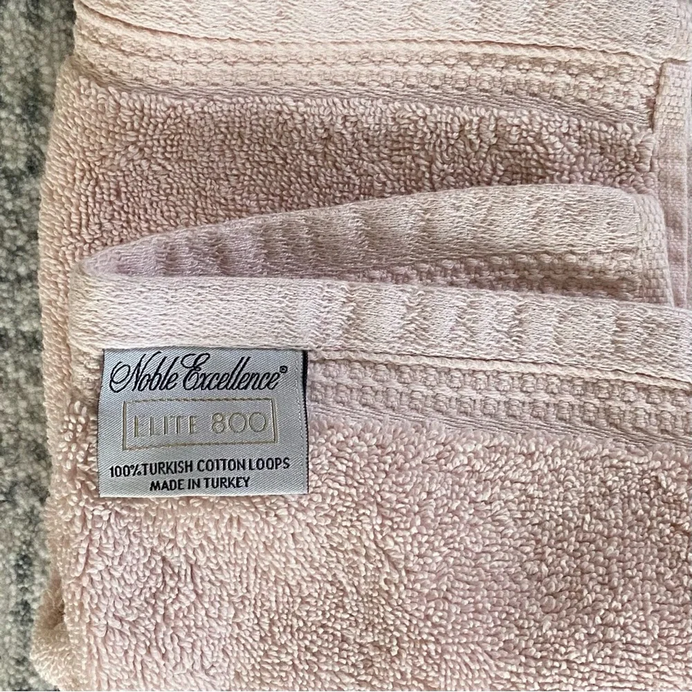 Noble Excellence Elite 800 Pink Wash Cloth